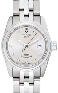 Tudor Glamour Date 51000-0002 Stainless steel Silver