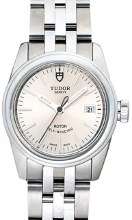 Tudor Glamour Date 51000-0003 Stainless steel Silver