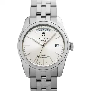 Tudor Glamour Date-Day 56000-0005 Stainless steel Silver