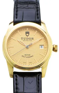 Tudor Glamour 55008-0009 Yellow gold Champagne