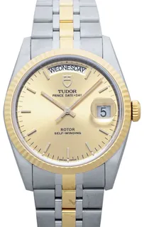 Tudor Prince Date 76213-0001 Stainless steel Golden