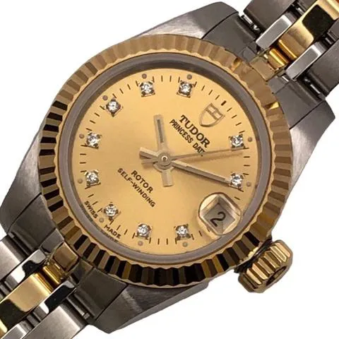 Tudor Prince Date 92513G 22mm Champagne