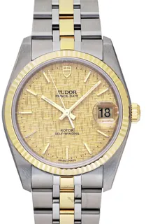 Tudor Prince Date-Day 74033-0013 Yellow gold and Stainless steel Golden