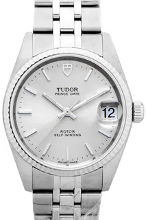 Tudor Prince Date-Day 72034-62450A Stainless steel Silver