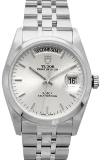 Tudor Prince Date-Day 76200-0009 Stainless steel Silver