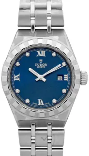 Tudor Royal 28300-0007 Stainless steel Blue