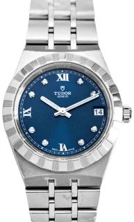 Tudor Royal 28400-0007 Stainless steel Blue