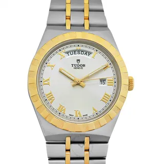 Tudor Royal 28603-0001 Yellow gold and Stainless steel Silver