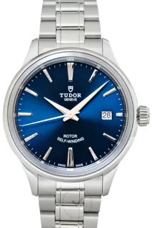 Tudor Style 12500-0009 Stainless steel Blue