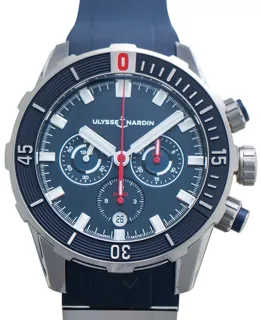 Ulysse Nardin Diver Chronograph 1503-170-3/93 Titanium Blue