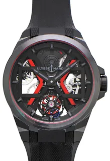 Ulysse Nardin Executive 1723-400-3A/BLACK Black ceramic Black