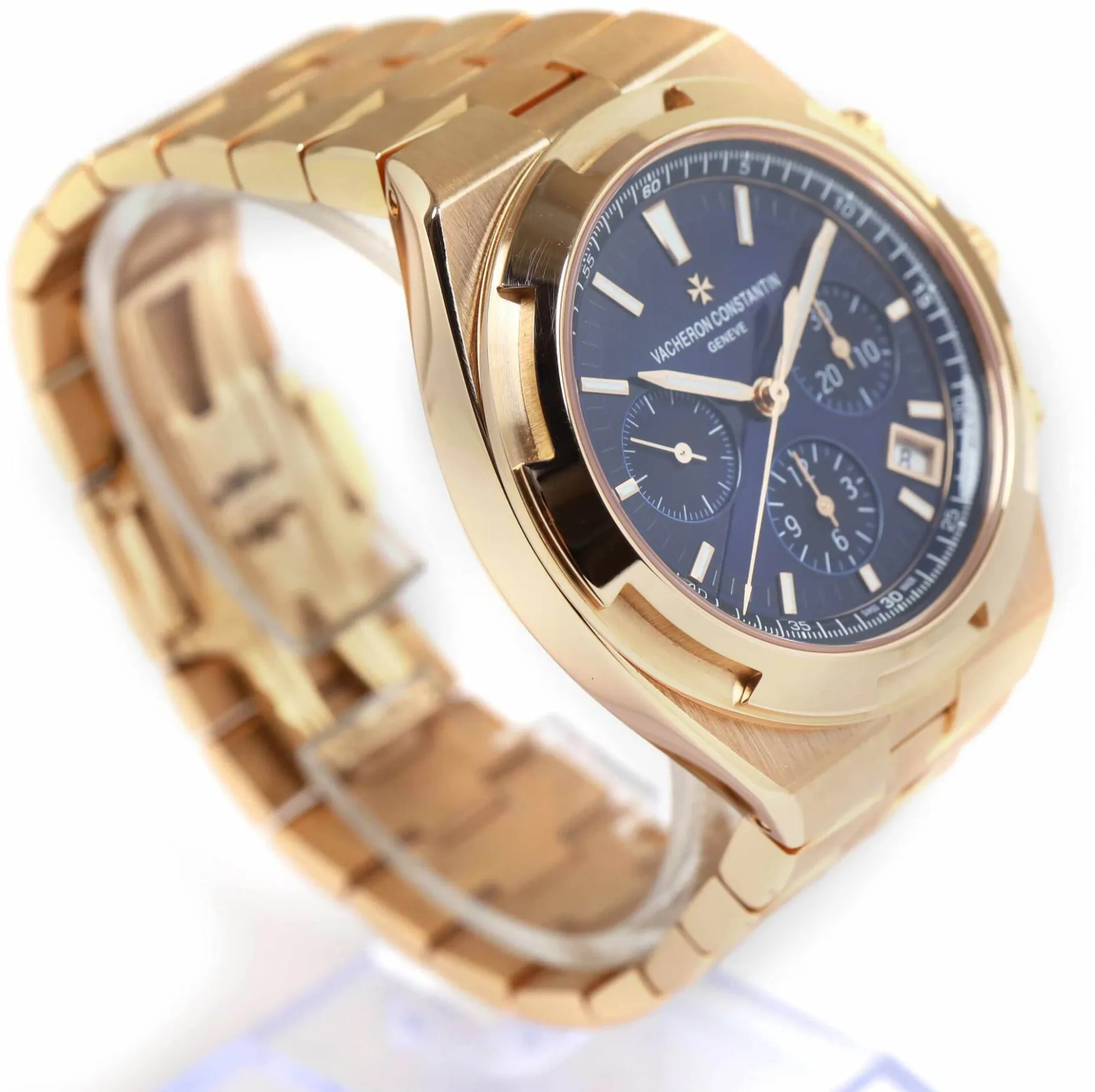 Vacheron Constantin Overseas 5500V/110R-B952 42.5mm Rose gold Blue 2