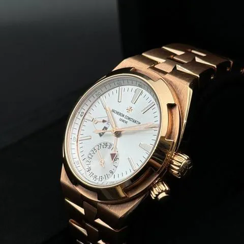 Vacheron Constantin Overseas Dual Time 7900V/000R-B336 41mm Rose gold Silver 5