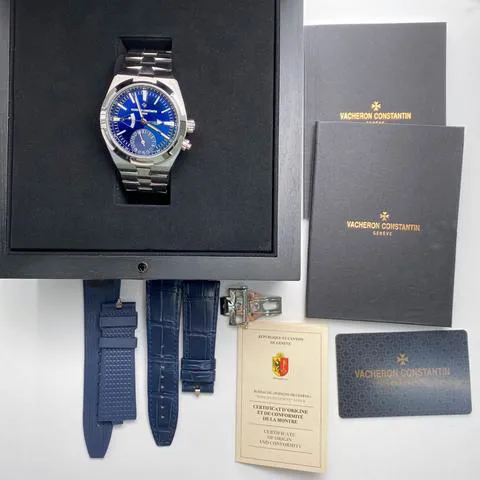 Vacheron Constantin Overseas Dual Time 7900V/110A-B334 41mm Stainless steel Blue 1