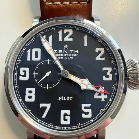 Zenith Pilot 03.2430.693/21.C723 48mm Stainless steel Black 3