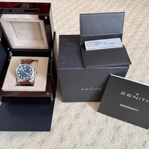 Zenith Pilot 03.2430.693/21.C723 48mm Stainless steel Black 11