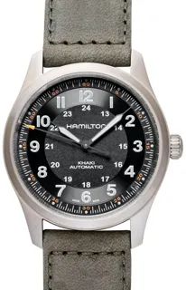 Hamilton Khaki Field H70205830 Titanium Black