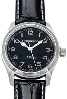 Hamilton Khaki Field H70405730 Stainless steel Black