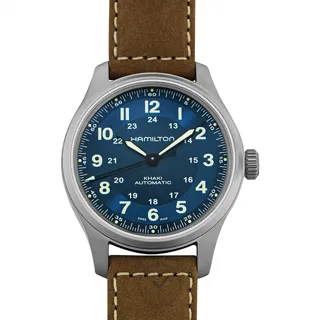 Hamilton Khaki Field H70545540 Titanium Blue