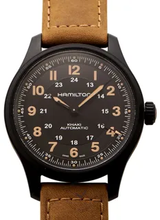 Hamilton Khaki Field H70665533 Titanium Black