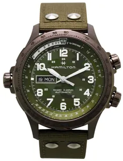 Hamilton Khaki Aviation H77775960 Stainless steel Green