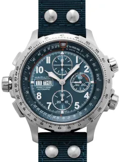 Hamilton Khaki Aviation H77906940 Stainless steel Blue