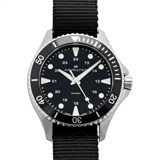 Hamilton Khaki Navy Scuba H82201931 Stainless steel Black