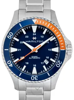 Hamilton Khaki Navy H82365141 Stainless steel Blue