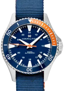 Hamilton Khaki Navy H82365941 Stainless steel Blue