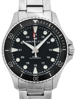 Hamilton Khaki Navy H82515130 Stainless steel Black