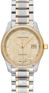 Longines Master Collection L22575387 Yellow gold and Stainless steel Golden