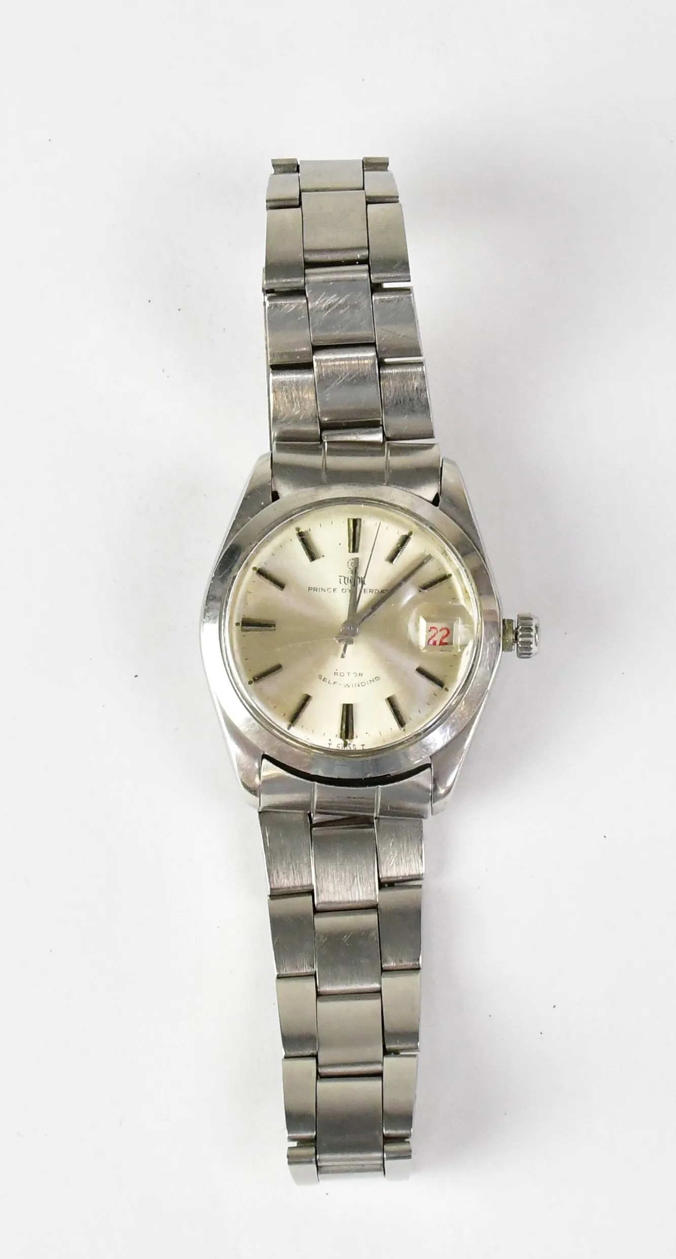 Tudor Prince Oysterdate 35mm Silver