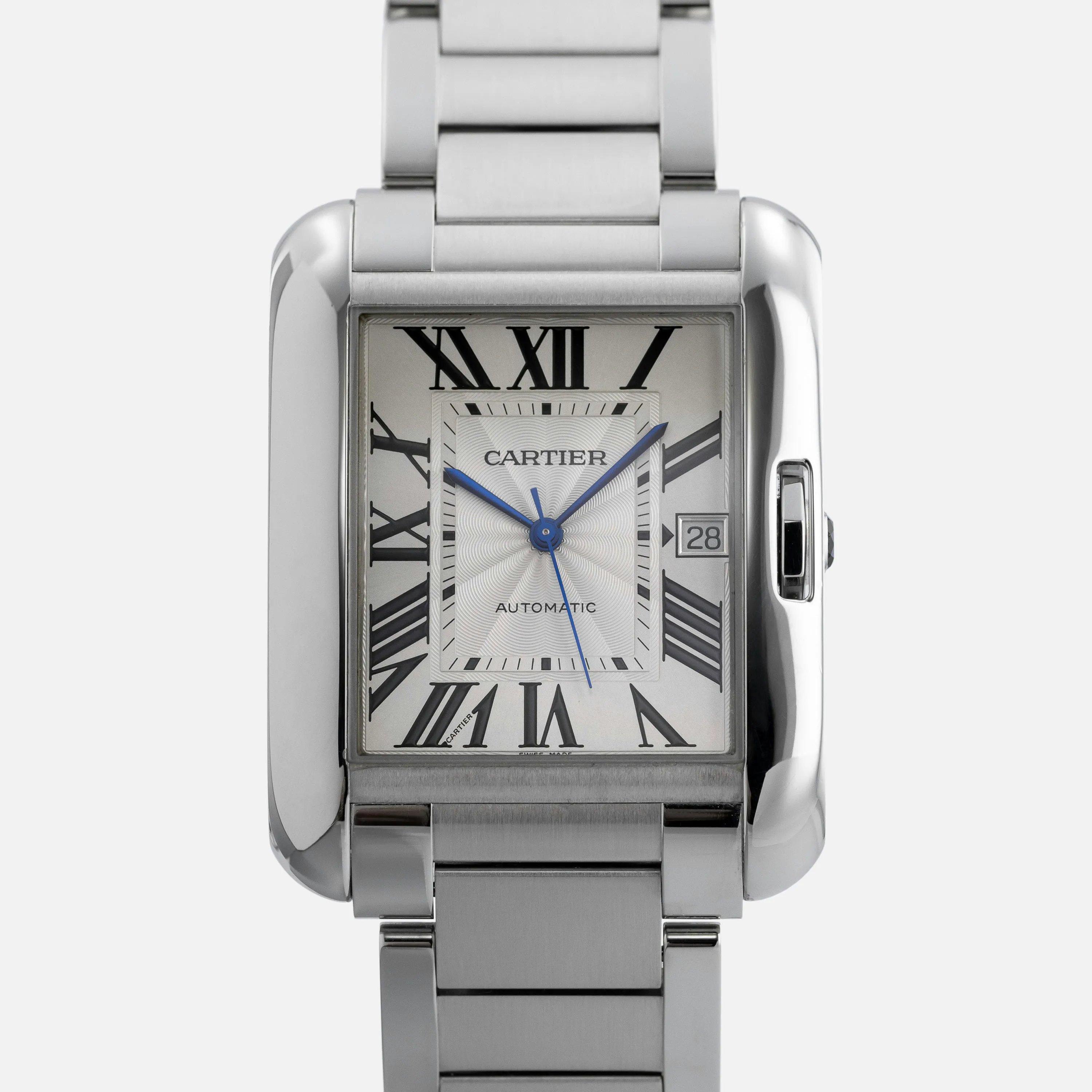 Cartier Tank Anglaise 36mm Stainless steel Silver
