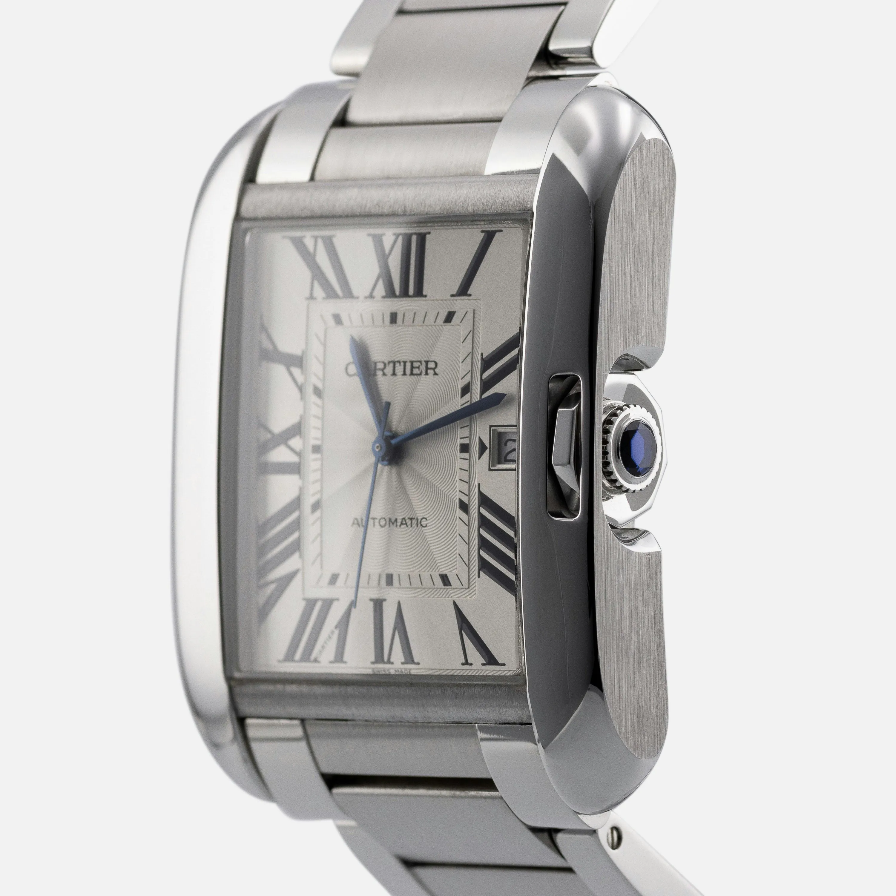 Cartier Tank Anglaise XL W5310008 36mm Stainless steel Silver 1