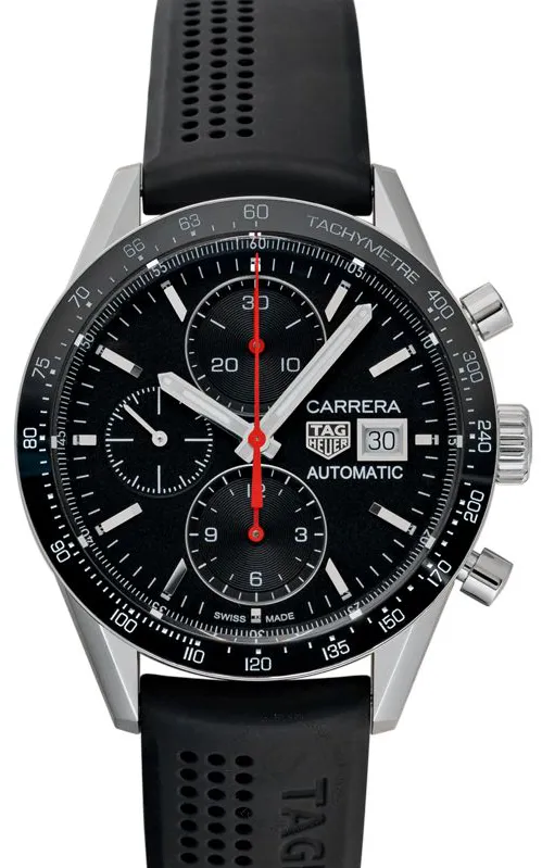 TAG Heuer Carrera Calibre 16 CV201AK.FT6040 41mm Stainless steel Black