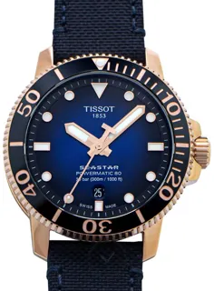 Tissot Seastar T120.407.37.041.00 Rose gold and Stainless steel Black