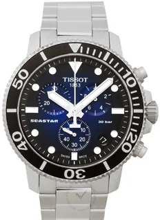 Tissot Seastar T120.417.11.041.01 Stainless steel Black