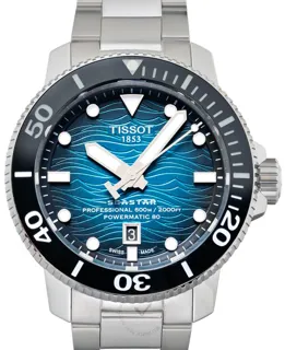 Tissot Seastar T120.607.11.041.00 Stainless steel Black