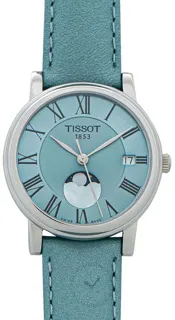 Tissot Carson T122.223.16.353.00 Stainless steel Light blue