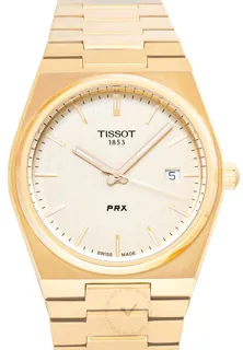 Tissot PRX T137.410.33.021.00 Yellow gold and Stainless steel Champagne