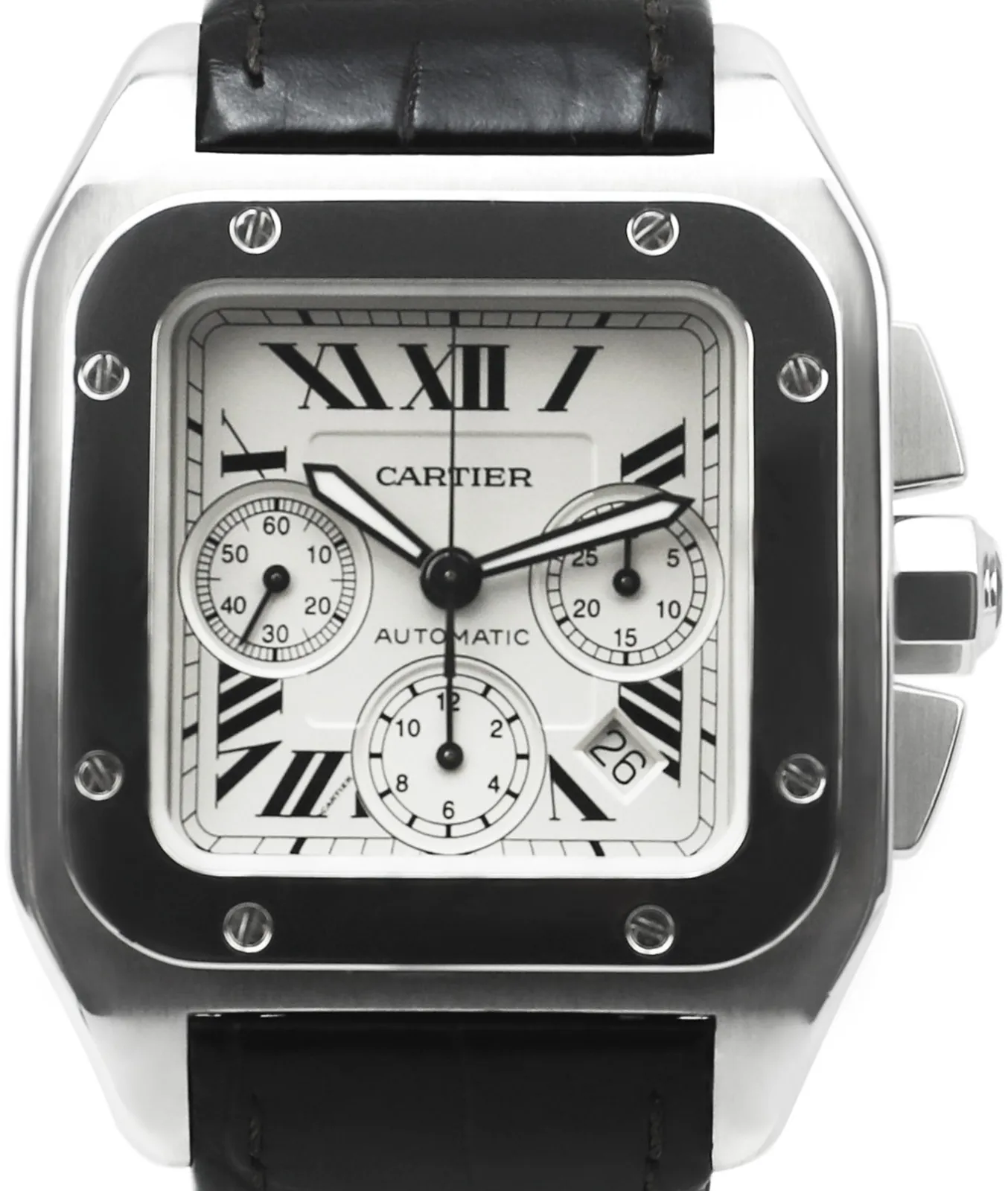 Cartier Santos W20090X8 42mm Stainless steel Silver