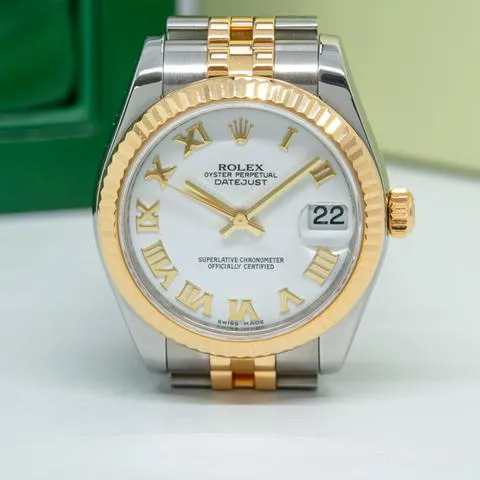 Rolex Datejust 31 178273 31mm Stainless steel White