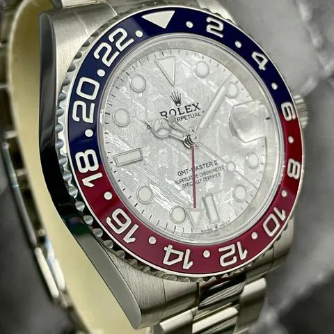 Rolex GMT-Master II 126719BLRO 40mm White gold Silver 2