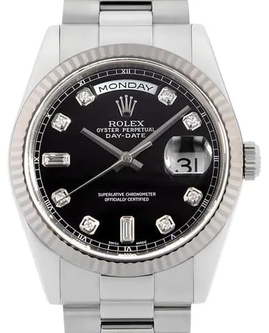 Rolex Day-Date 36 118239A 36mm White gold Black