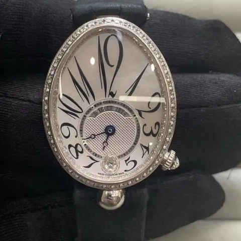 Breguet Reine de Naples 8918BB-58-864 28.45mm White gold Silver