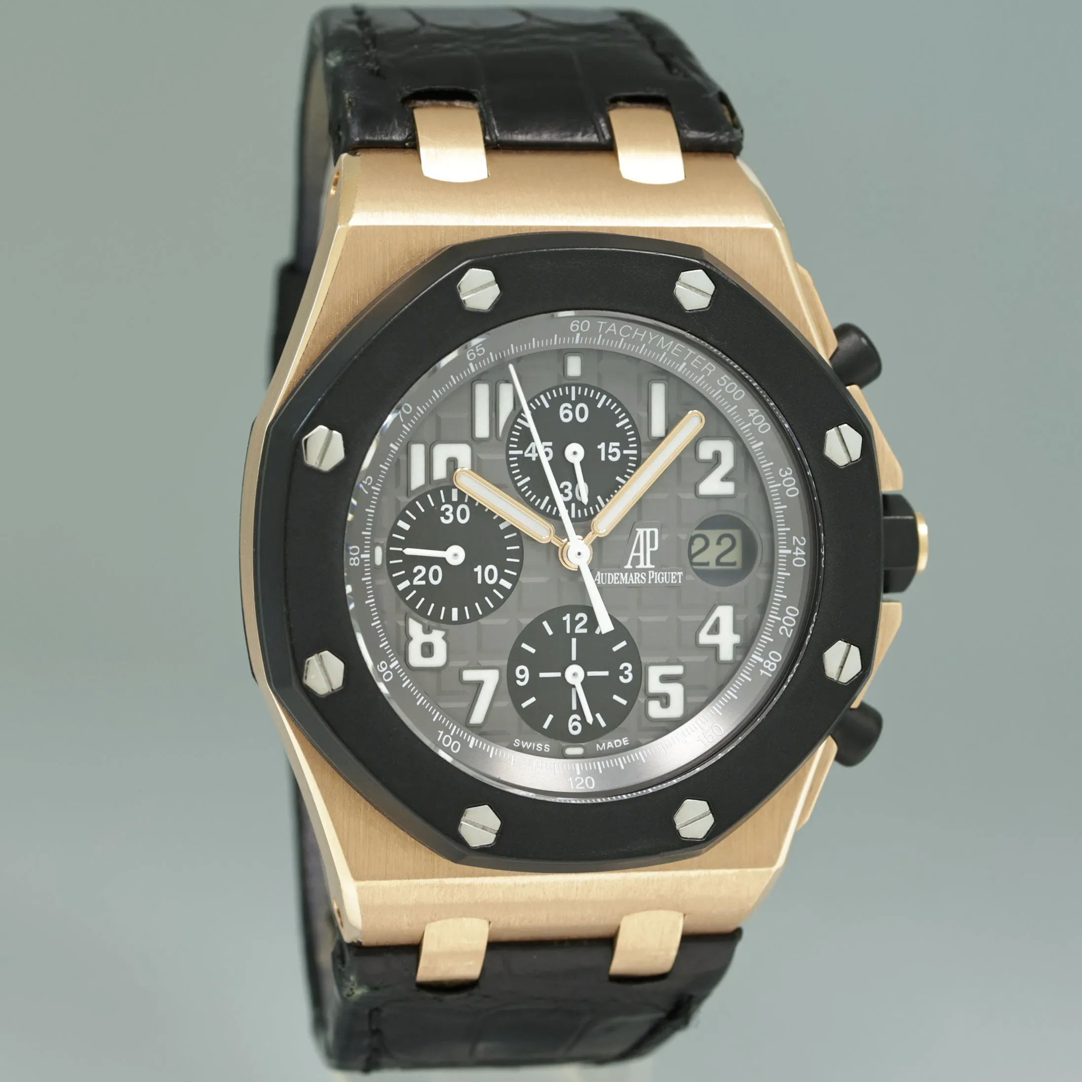 Audemars Piguet Royal Oak Offshore 25940 42mm Rose gold Black 2