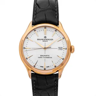 Baume & Mercier Clifton M0A10469 Rose gold White