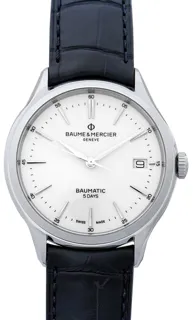 Baume & Mercier Clifton M0A10398 Stainless steel White