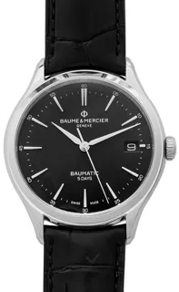 Baume & Mercier Clifton M0A10399 Stainless steel Black