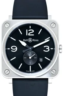 Bell & Ross BR S BRS-BLC-ST Stainless steel Black